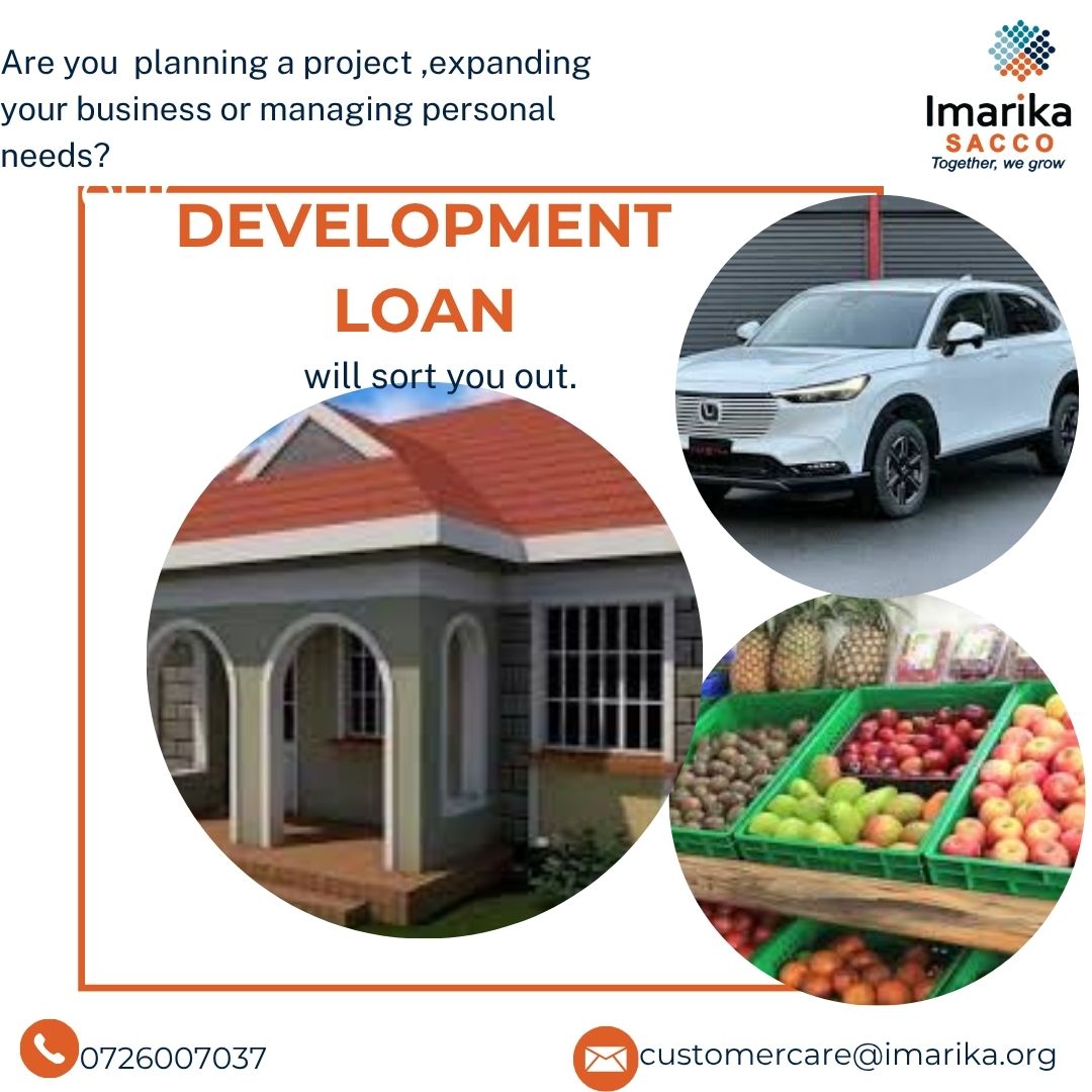 ImarikaSacco's tweet photo. Happy New Month!
Your dreams deserve the right support. Our Development Loan is here to help you build, invest, and thrive. Let’s grow together!
#DevelopmentLoan #Growth #TogetherWeGrow https://t.co/4U6vcVf7Xi