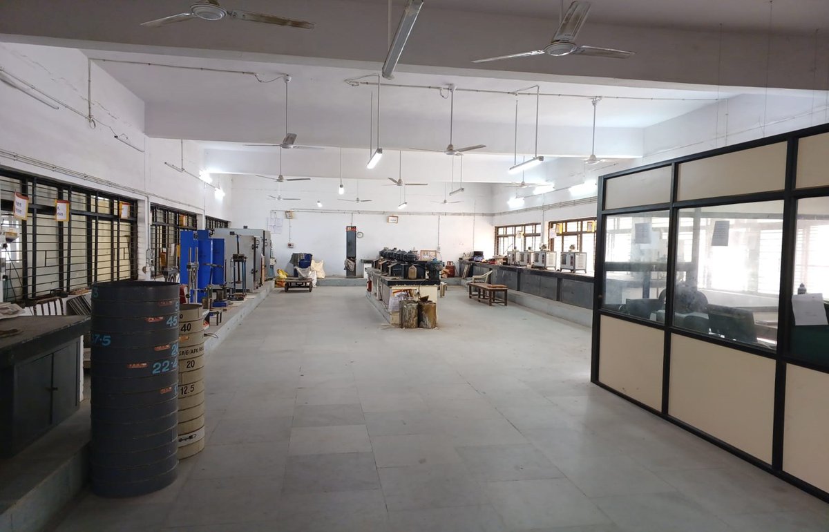 wrd_gujarat's tweet photo. It feels proud to share that Gujarat Engineering Research Institute (GERI), Gandhinagar has received NABL accreditation. 
It is notable that GERI Labs tested a total of 2.20 lakhs samples last year providing Quality Testing Facilities and Revenue Generation of over 71crores. https://t.co/LnRNTBdFbz