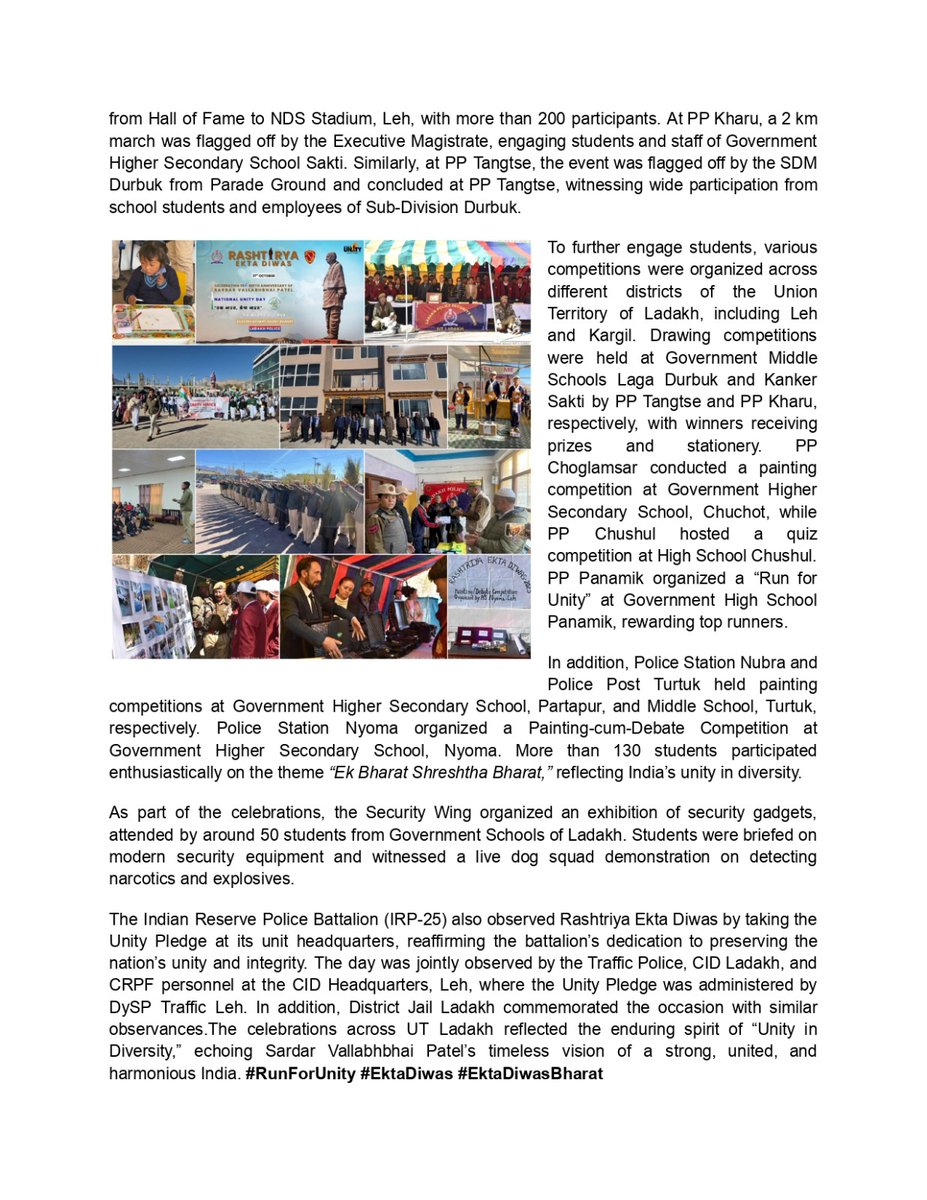 Celebrating Rashtriya Ekta Diwas marking the 150th birth anniversary of Sardar Vallabhbhai Patel, the Iron Man of India.
#runforunity #ektadiwas #ektadiwasbharat