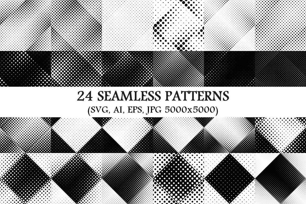 DavidZydd's tweet image. 24 Seamless Halftone Dot Patterns creativefabrica.com/product/24-sea… #DavidZyddVectors #PatternVectorSet #VectorPatterns #RepeatPatternSet #RepetitivePatterns #Seamless #PatternDesign #RepeatPattern #PatternRepeating #PatternVector