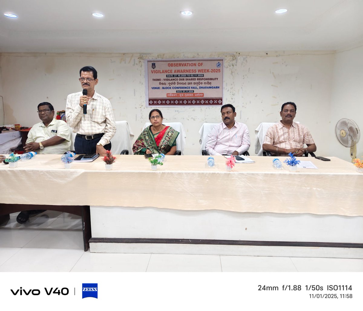 BDODharmagarh's tweet photo. Observation of Vigilance Awareness Week 2025 at Dharmagarh Block @CMO_Odisha @PRDeptOdisha @ZPKalahandi @DmKalahandi https://t.co/Y76baWG4F6