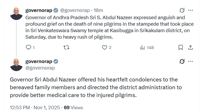 Portrait of an elderly man with white hair and beard wearing a white cap and formal white attire with a badge standing against a blue background.