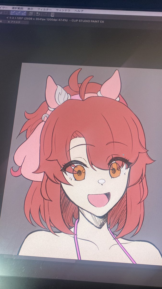 「色塗っていきます」|あめおとこ( ´_ゝ`)のイラスト