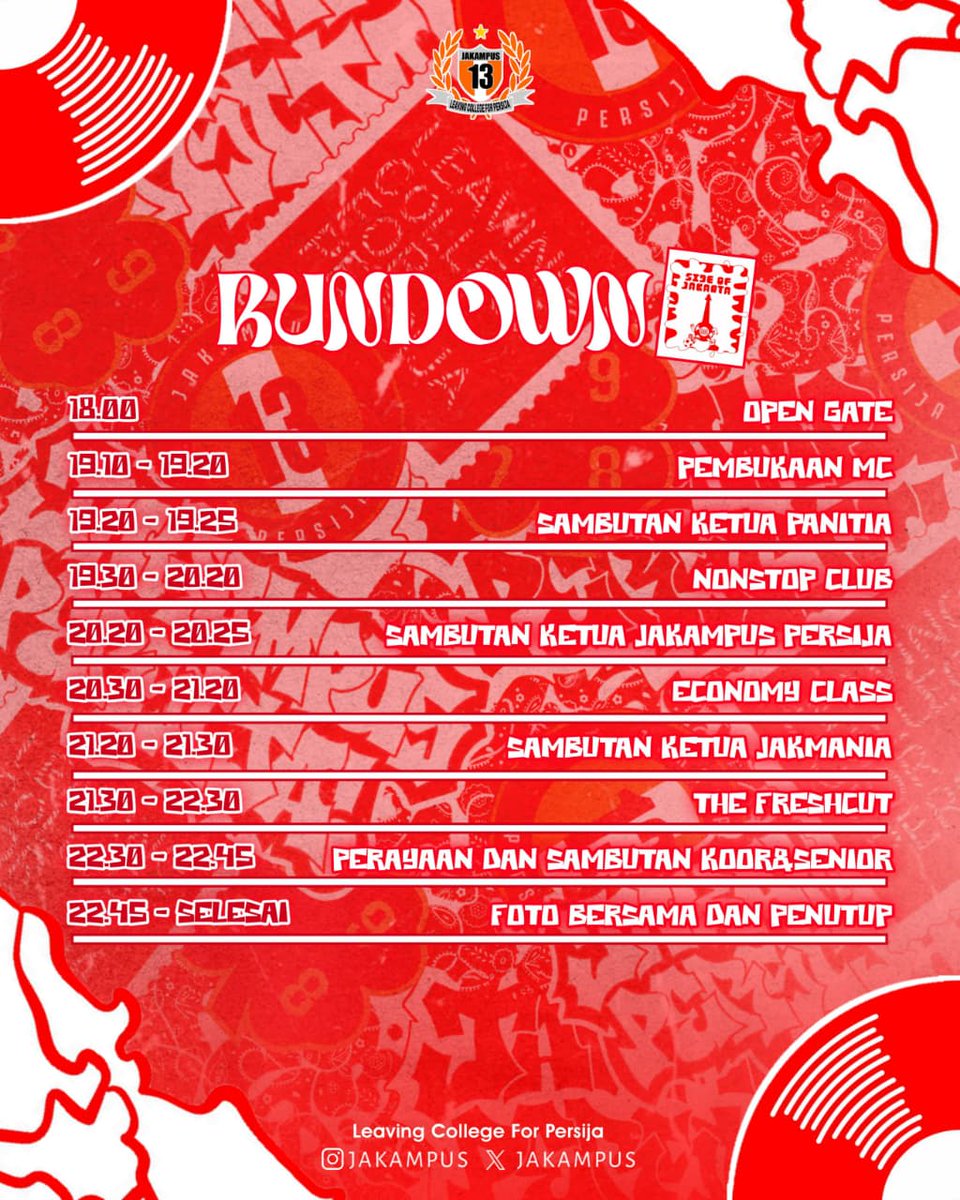 Yokkk silahkan pake atribut yang ganteng biar pas difoto jadi cakep 

#L16GHTUPSPIRIT
#LEAVINGCOLLEGEFORPERSIJA
#SECTOR13