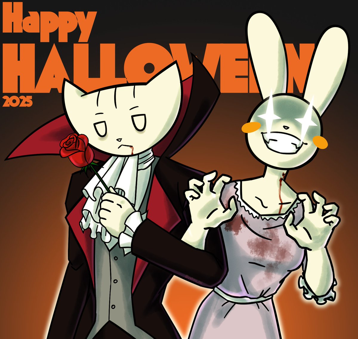 Happy (Late) Halloween!!
It took me a bit longer because I actually sorta made two lol

Vampires! (1 of 2)

#ThereSheIs #SamBakZa #Halloween