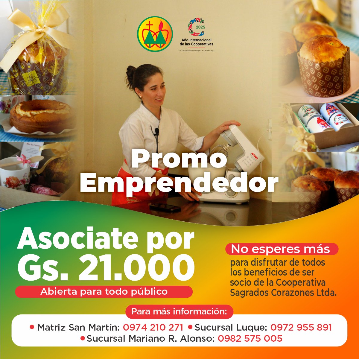 coopssccPy's tweet image. 🥳Conmemoramos el mes de los emprendedores en Paraguay 🌟

🥳Todos el mes de noviembre aprovecha nuestra Promo Emprendedor y asóciate por solo Gs. 21.000.💵💪🤩

Admisión abierta a todo público.