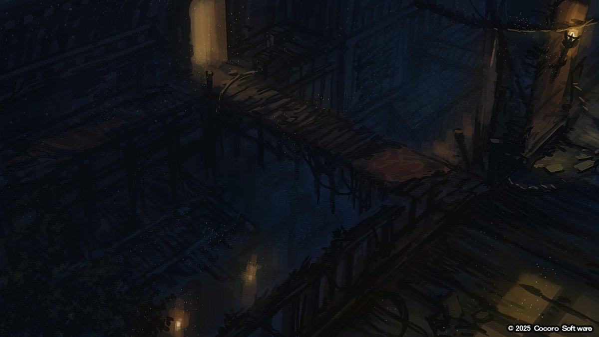 taneda822456's tweet image. ＜お知らせ＞  
魔法構築ローグライクTPS『Spell Fragments』(@SpellFragments )の新フィールドのコンセプトアートを制作いたしました！