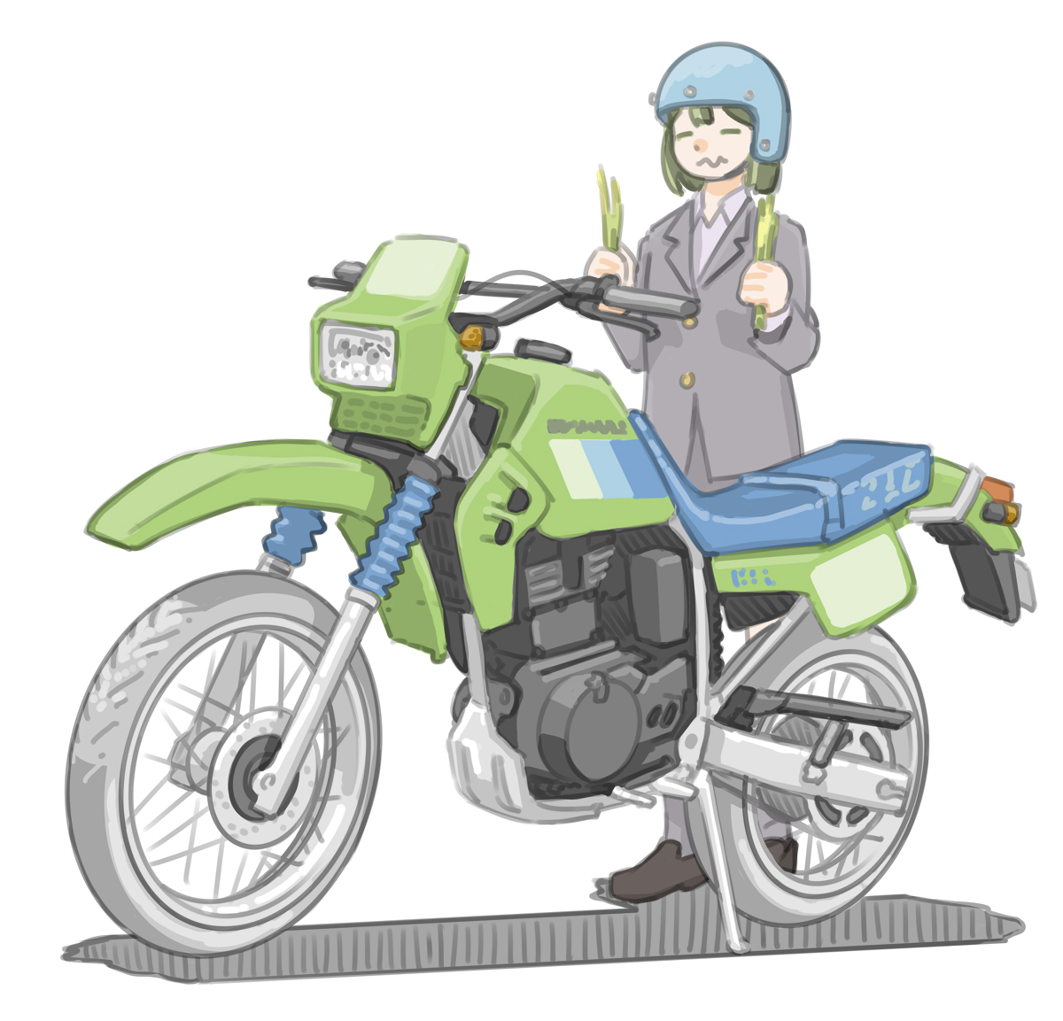 みらいさん きわみらい@バイクの絵/まんが on X