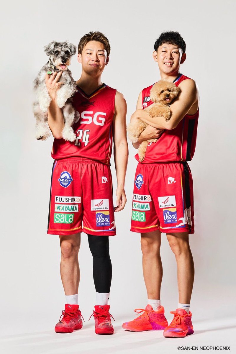 三遠ネオフェニックス からは #佐々木隆成 選手と #大浦颯太 選手の