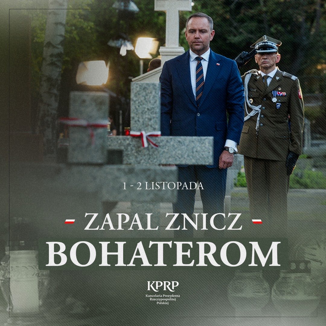 Pamiętajmy, by odwiedzając mogiły naszych bliskich, zapalić także znicz i zmówić modlitwę na grobach Bohaterów, którzy walczyli o wolną Polskę!🇵🇱 [*]