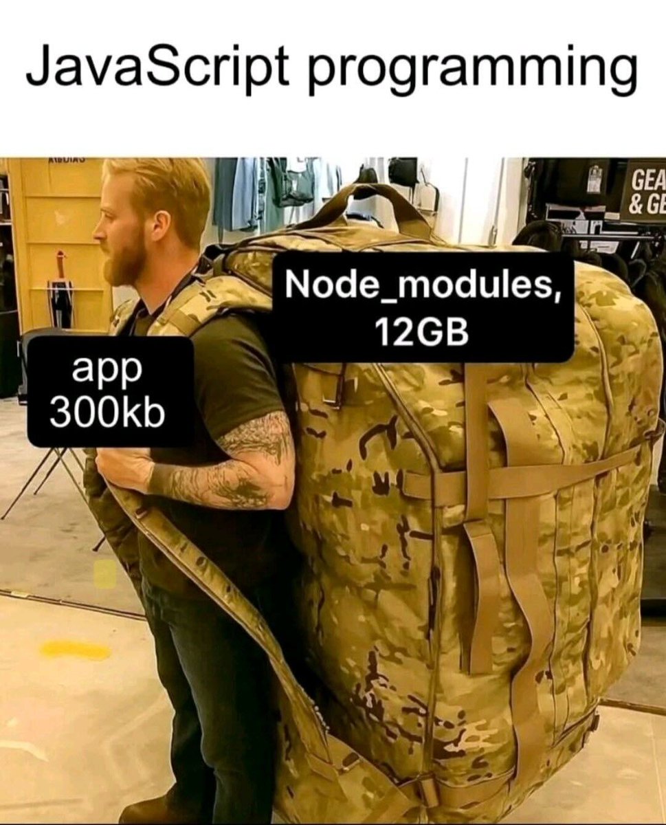 milan_milanovic's tweet image. Friday Developers Fun 🤣

JavaScript programming in a nutshell