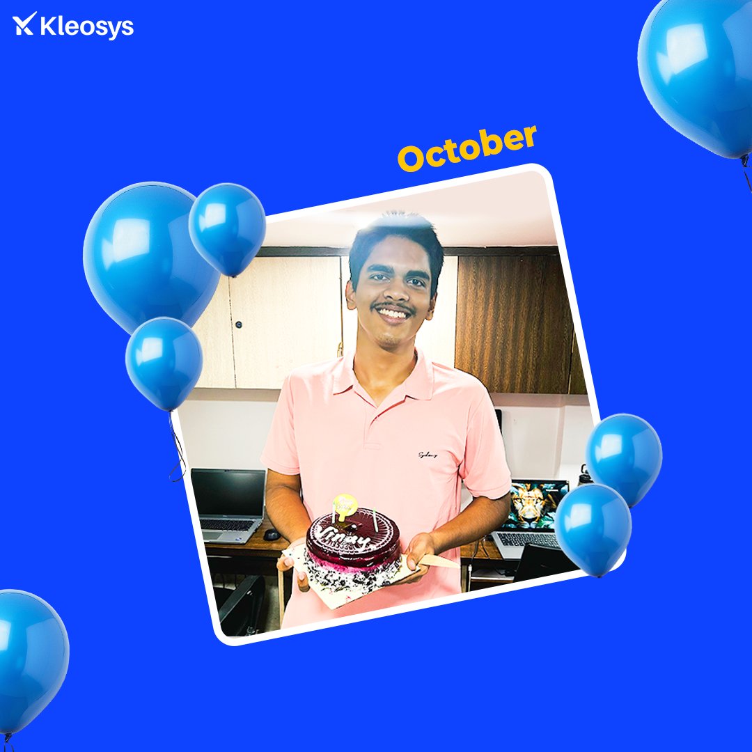 kleosys_global's tweet image. The month may be ending, but the celebrations are just beginning! 🎊

Honoring our incredible teammates born this month – thank you for being a part of our journey. 💖🎂
.
.
.
#Kleosys #birthdaycelebration #officestyle #officecelebrations #MonthEndSpecial