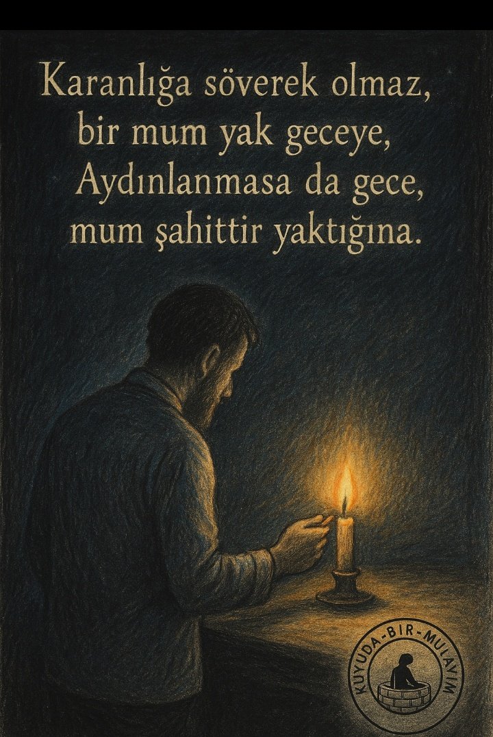 Söverek olmaz, bir mum yak geceye..

#tefekkür #tevekkül #tasavvuf #anlamlısözler