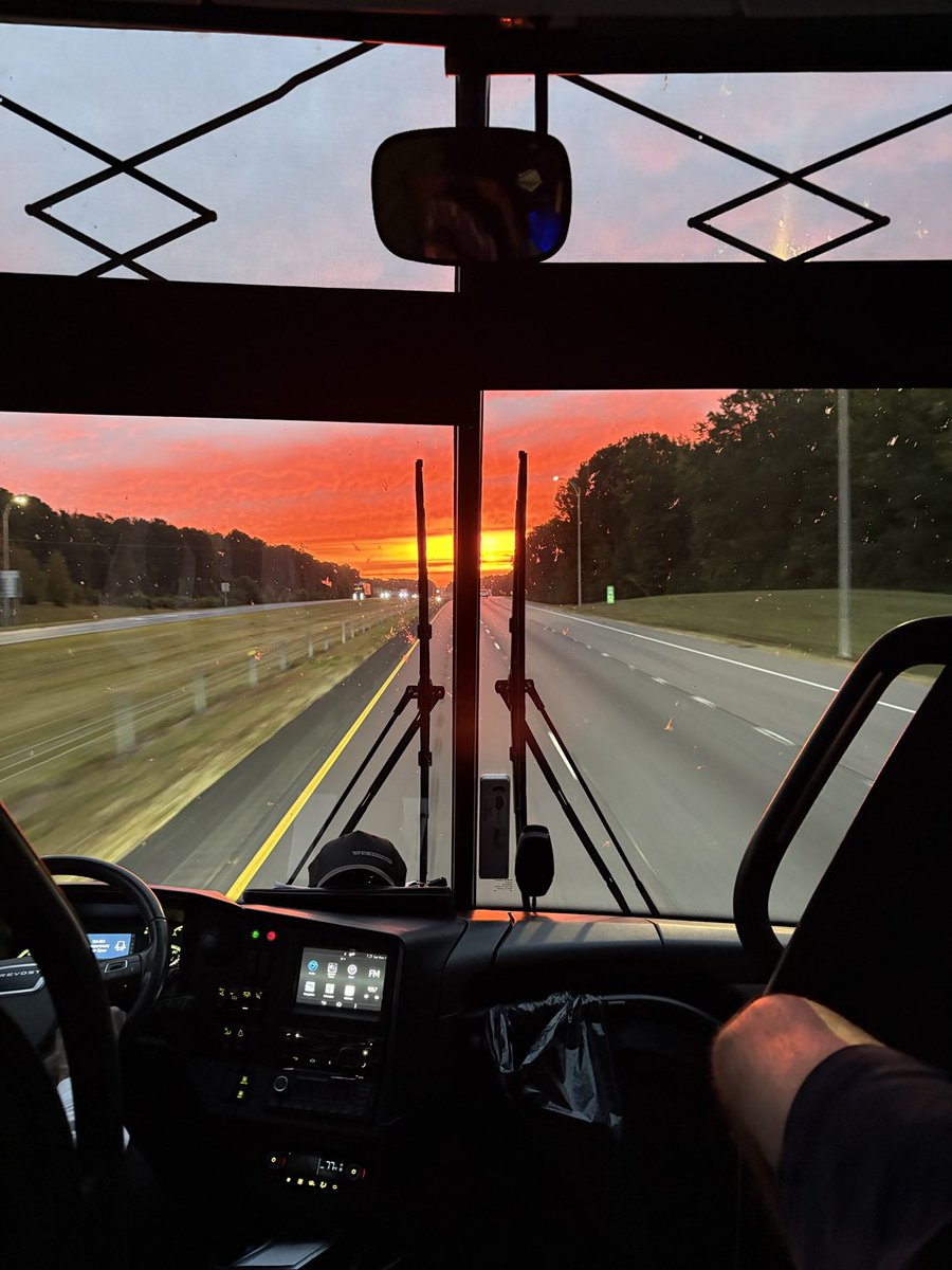 Gameday.  Somewhere on I-20 in Louisiana