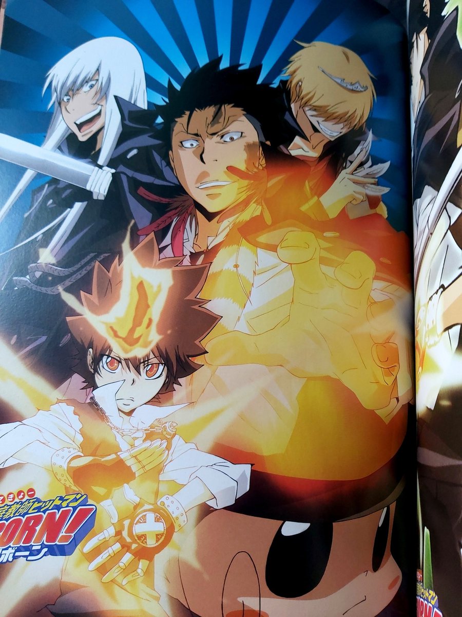 Mon braco Vinted 
Artbook Hitman REBORN à 10eu
Revoir ces personnages c'est les émotions.  Ça mérite un remake animé