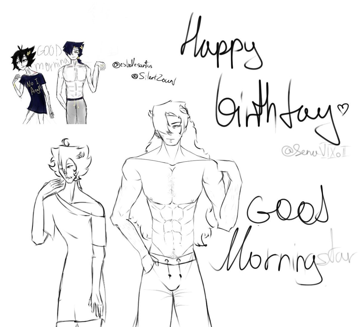 Happy birthday to my favorites!!!💋💋 <a href="/esbellesantos/">🔻𝕖𝕤𝕓𝕖𝕝𝕝𝕖 🔺</a> <a href="/SilentZound/">✖️ƬIΛ➕</a>