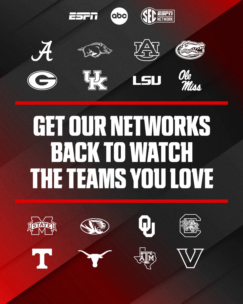 Get SEC Football back on YouTube TV.

Keepmynetworks.com