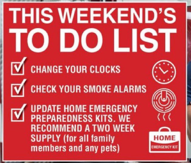 Early warning is crucial to getting out of a house fire alive &amp; at same is true for surviving carbon monoxide poisoning. 

When you change your clocks this weekend, <a href="/MCFRSFireChief/">Corey Smedley</a> Smedley is asking EVERYONE to CYA (Check Your Alarms). 

#firepreventionstateofmind