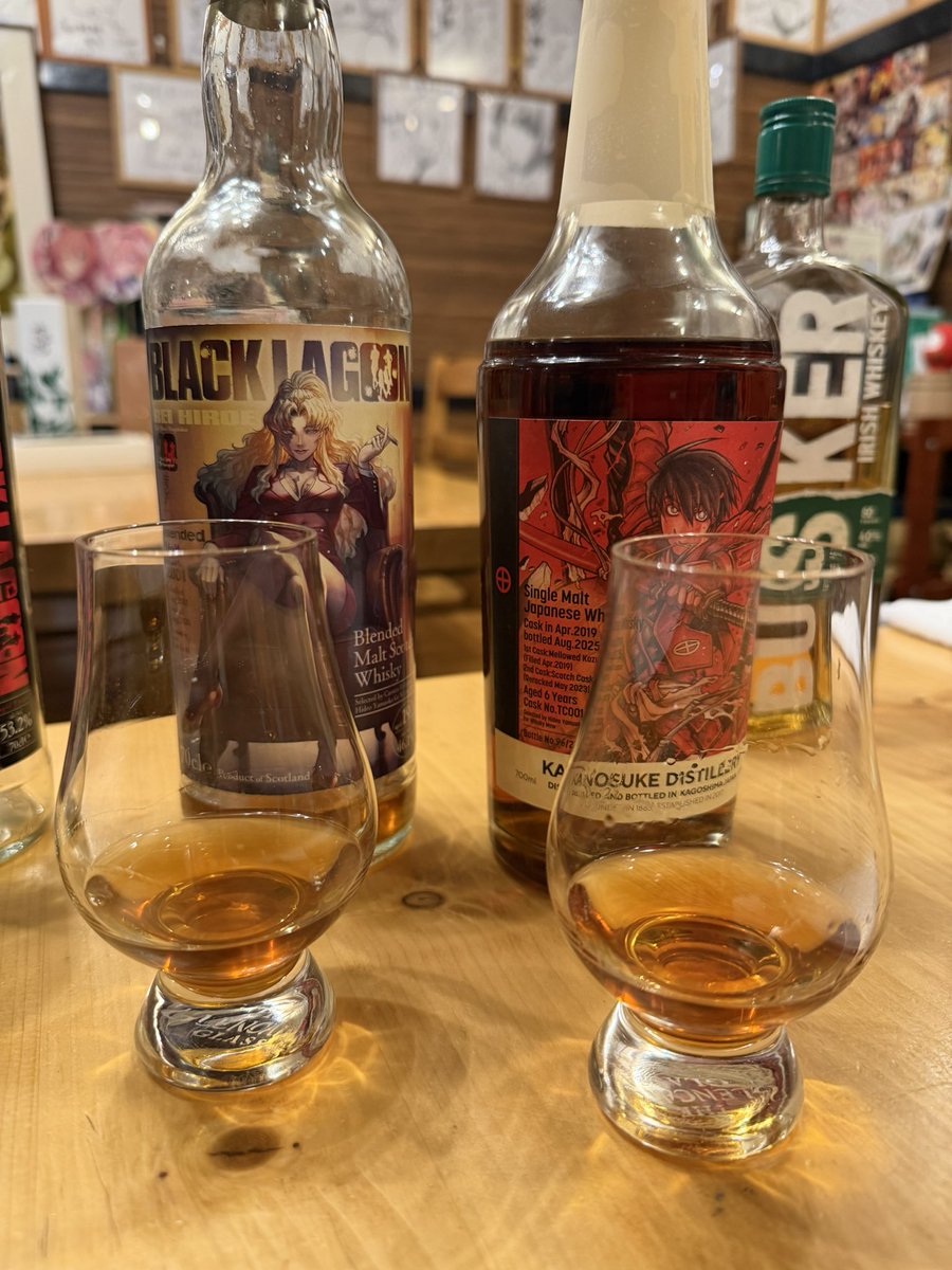 BLACKLAGOON 天帝　ウィスキーボトル BLACKLAGOON 天帝 ウィスキーボトル BLACKLAGOON 天帝