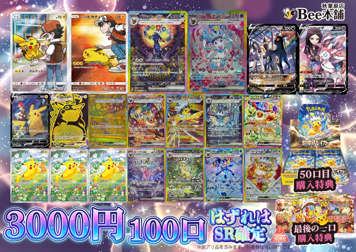 ぽっちゃん　11000円×11台 Bee本舗@秋葉原店 on X