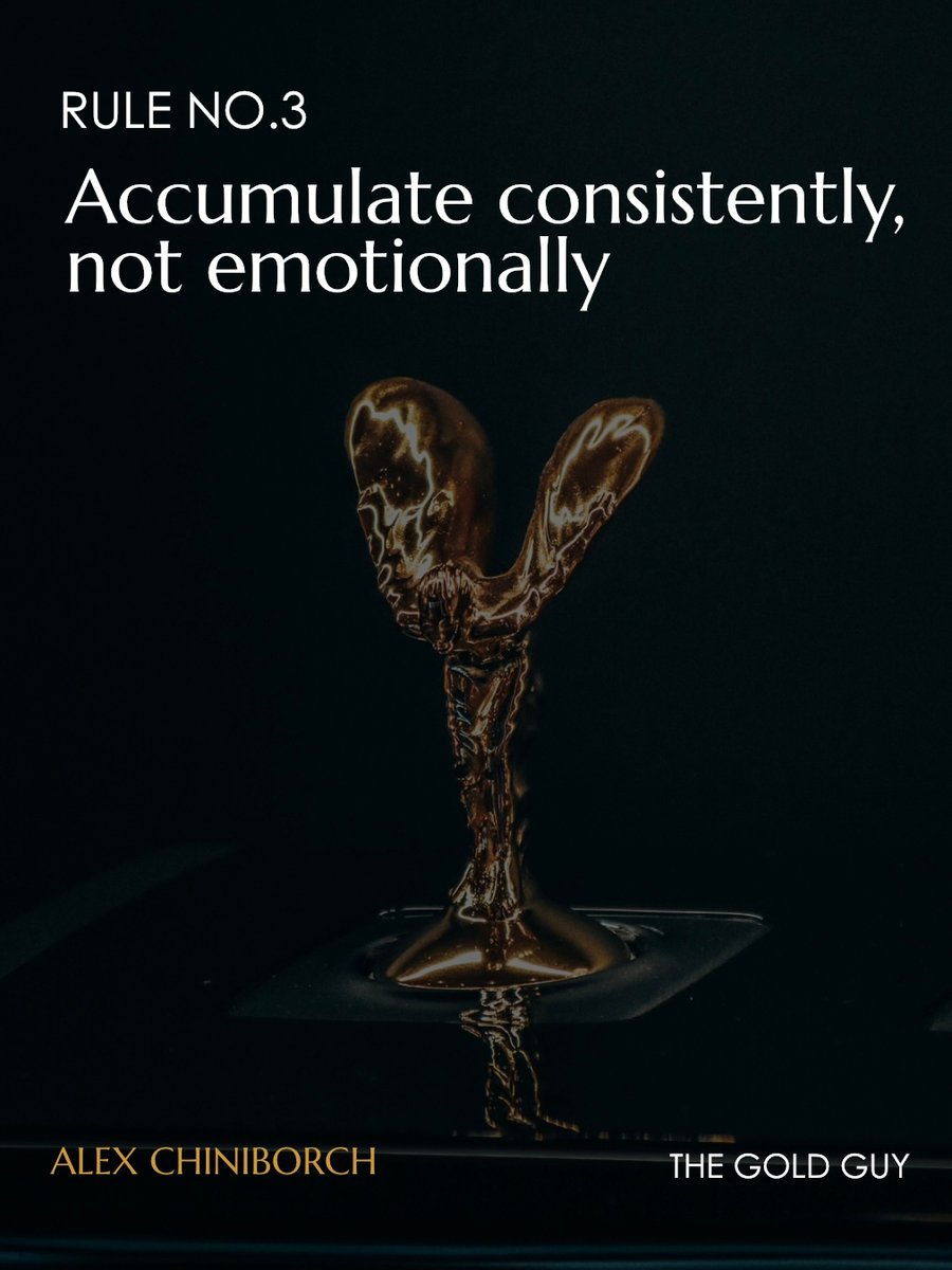 AlexChiniborch1's tweet image. HOW THE WEALTHY USE GOLD 

They focus on protection, diversify where they store it, buy consistently, and treat it as insurance for their wealth — not a gamble.

#GoldStrategy #WealthProtection #SmartMoney