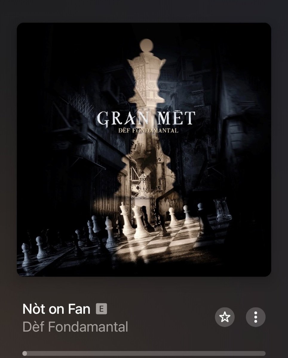 anmweyyy's tweet photo. Albòm DEF FONDAMANTAL la disponib tout kote‼️

Preferem sou li se : "Nòt on Fan".. https://t.co/xnsBqksDLL