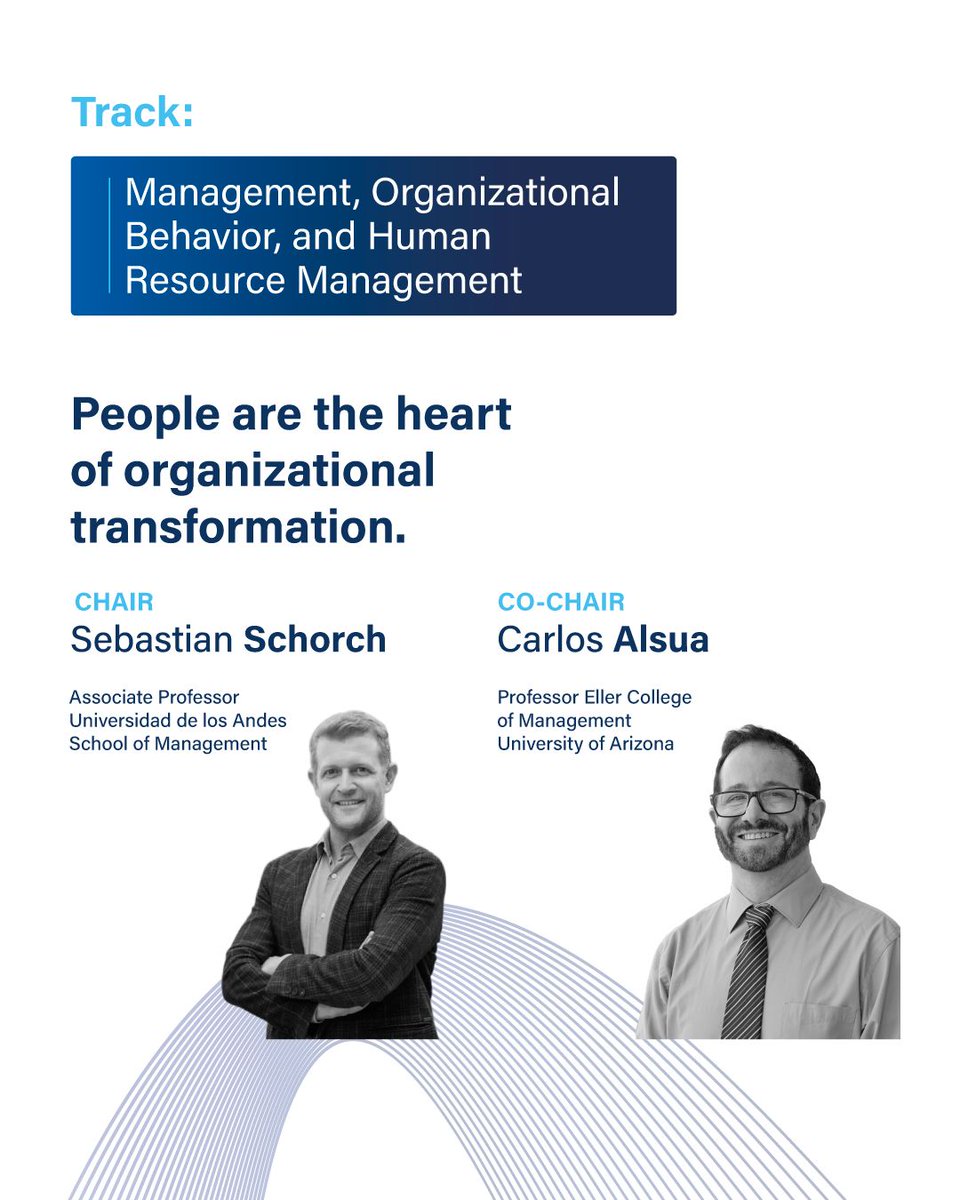 BALASorg's tweet image. 👥#Management, #OrganizationalBehavior &amp;amp; #HRM – #BALAS2026
People are the heart of organizational transformation.
Join us in Bogotá (🇨🇴 @AdmonUniandes) to explore how #LatinAmerica’s organizations evolve through #leadership, #culture, and #talent.
🔗 balas.org/tracks2026