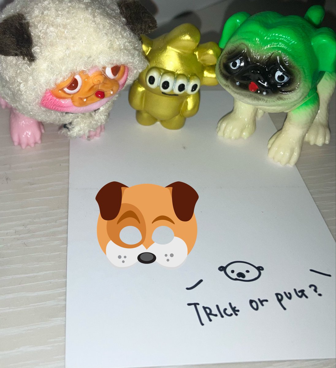 あきぱぐ PUGJYU パグ獣　３体セット あきぱぐ PUGJYU パグ獣 3体セット あきぱぐ PUGJYU パグ獣 3体セット