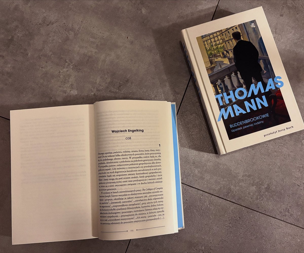 Nowi „Buddenbrookowie” z moim posłowiem. Serdecznie zapraszam do lektury.
