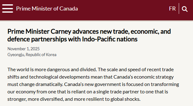 Martyupnorth_2's tweet image. Just released by Prime Minister Carney.

&quot;The world is more dangerous and divided....&quot;

Carney starts a lot of his statements with that sentence. It’s not just rhetoric, it’s psychological priming. By repeating HIS mantra, he frames every global issue (climate, finance,…