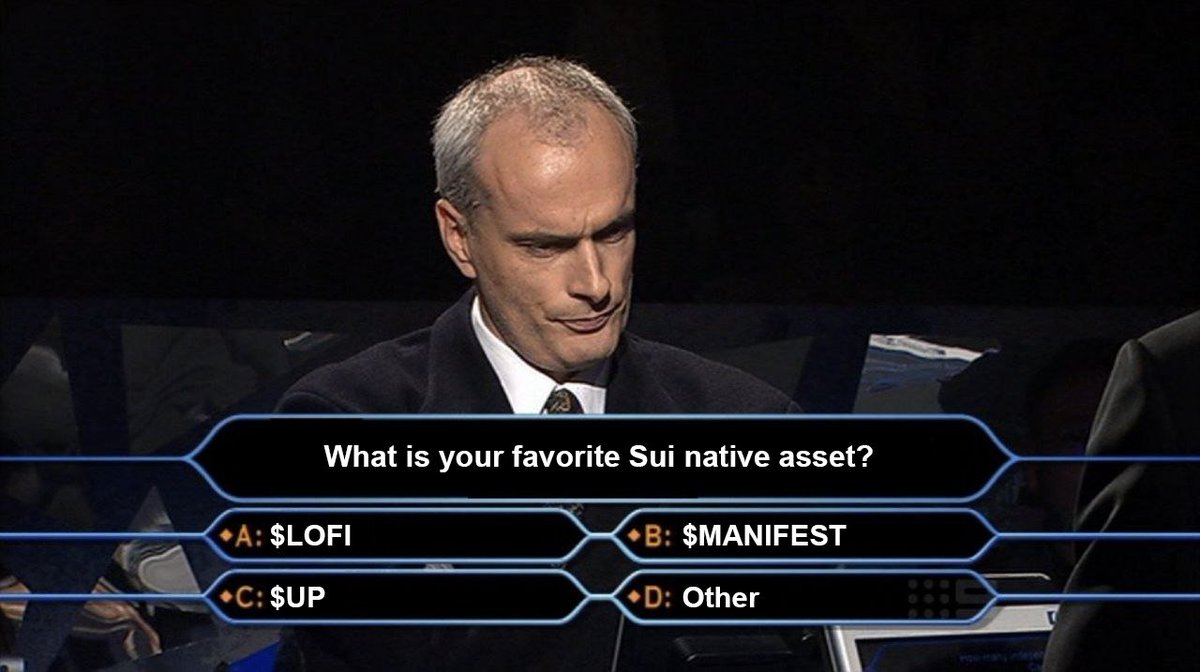 NoodlesFi's tweet image. The holy trinity of Sui tokens: $UP, $MANIFEST and $LOFI

Choose one 👇