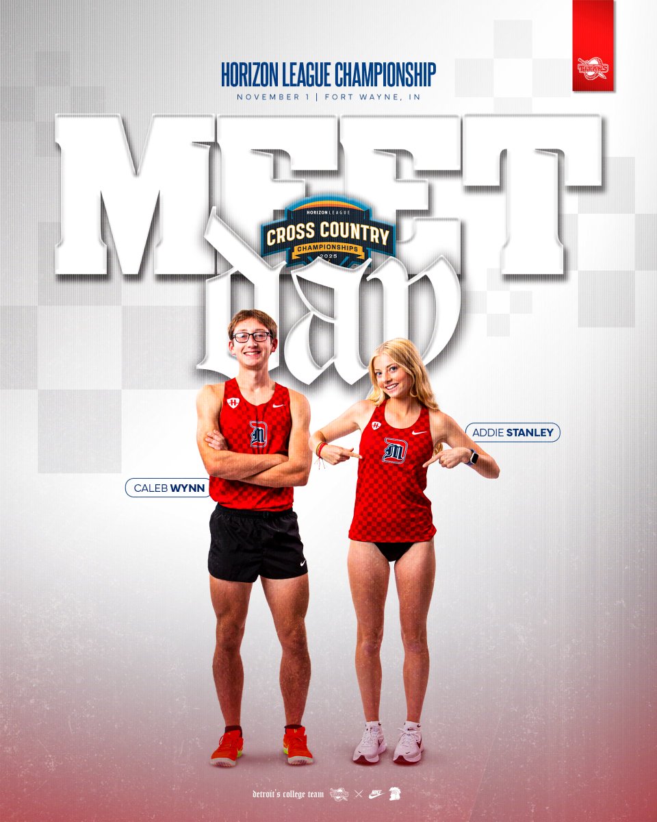 Postseason is here! The men's 8k race will start at 11:00 a.m. and te women's 6k at Noon at Purdue Fort Wayne campus #DetroitsCollegeTeam #HLXC ⚔️🏆

Follow Live Here ➡️  live.michianatiming.com/meets/58926