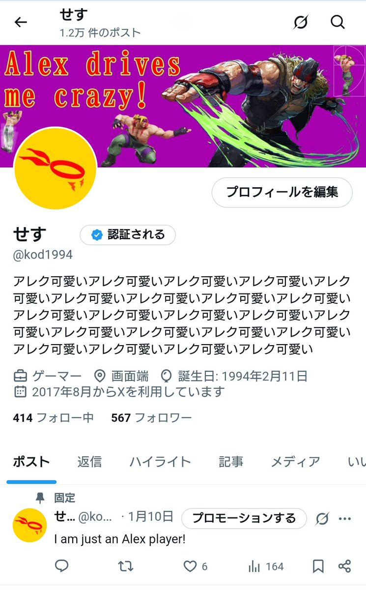 ヘッダーやかましくしました