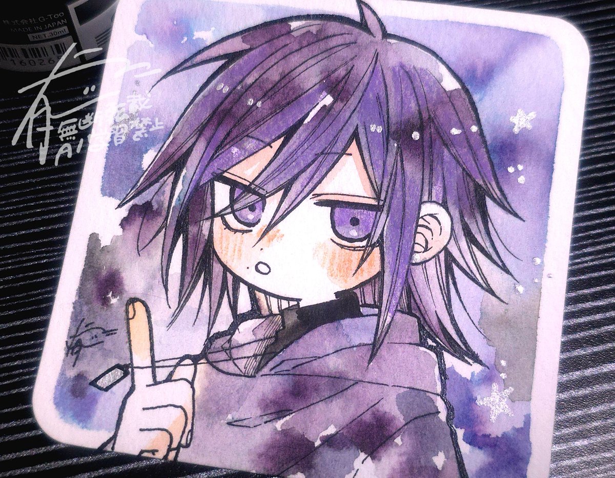 絵　手描き　オーバーハング　オリジナル 手描きイラスト オリジナル 創作 原画 ドローイング 黄色 黒 サイバー