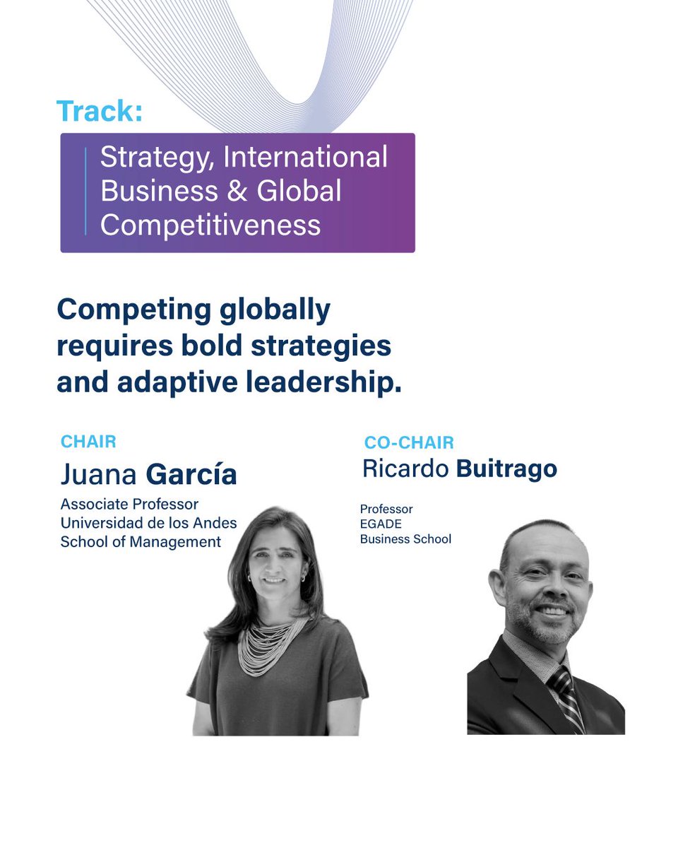 BALASorg's tweet image. 🌐 #Strategy, #InternationalBusiness &amp;amp; #GlobalCompetitiveness – #BALAS2026
Competing globally requires bold strategies and adaptive leadership.
Join us in Bogotá (🇨🇴 @AdmonUniandes) to explore how #LatinAmerica’s firms strengthen their global edge.
🔗 balas.org/tracks2026