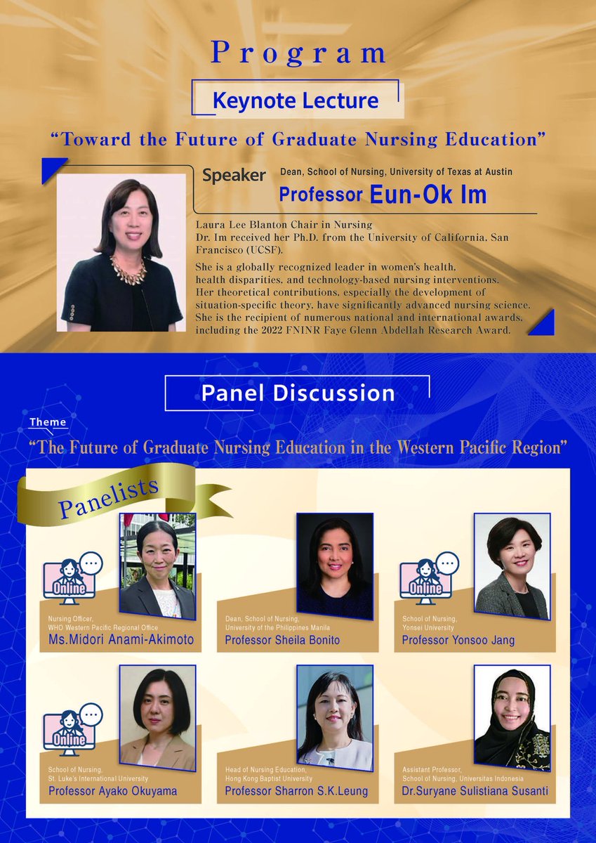 IFNAorg's tweet photo. 【2025 International Conference】
 The Present and Future of Graduate Nursing Education in the Western Pacific Region
Nov 11 (Tue), 2025｜13:00–16:00 JST
Research Institute of Nursing Care for People
Details:https://t.co/VHpuPdLjW8
@IFNAUKIreland @JoelAndersonPhD @TeresaG_Aleman https://t.co/CCGeX0c1Hc