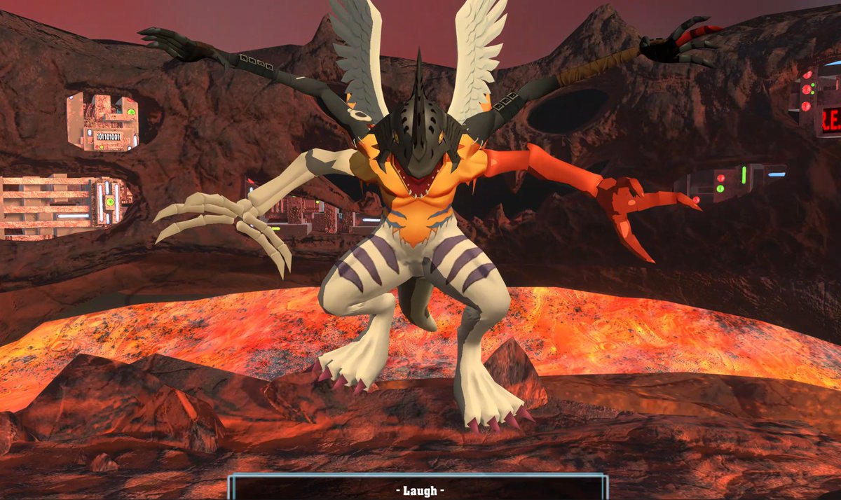 DRA_Remake's tweet image. Kimeramon is a stalwart brute character that punches through enemies without interruption, chopping them up in close range and scraping them off the map with his Heat Vyper attack. In Ultra, his projectiles poison his enemies and his melee heals.

#Projectdigimon #Kimeramon