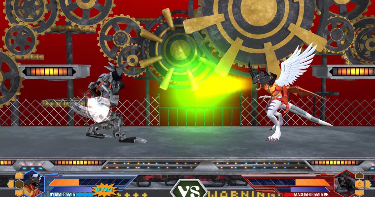 DRA_Remake's tweet image. Kimeramon is a stalwart brute character that punches through enemies without interruption, chopping them up in close range and scraping them off the map with his Heat Vyper attack. In Ultra, his projectiles poison his enemies and his melee heals.

#Projectdigimon #Kimeramon