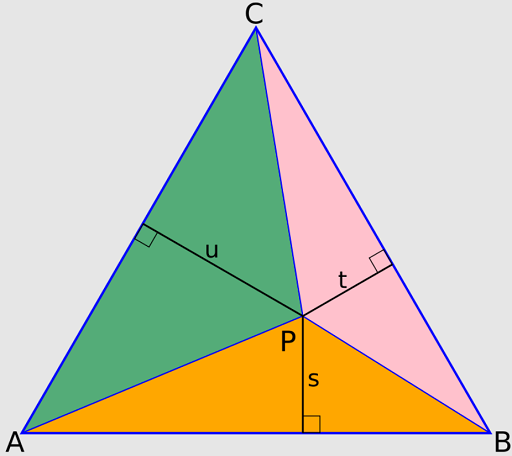 KnowledgeZoneIn's tweet image. #KnowledgeBit: #Viviani&apos;s #Theorem, named after Vincenzo Viviani, states that the sum of the distances from any interior point to the sides of an equilateral triangle equals the length of the triangle&apos;s altitude.

knowledgezone.co.in/kbits/650e934e…