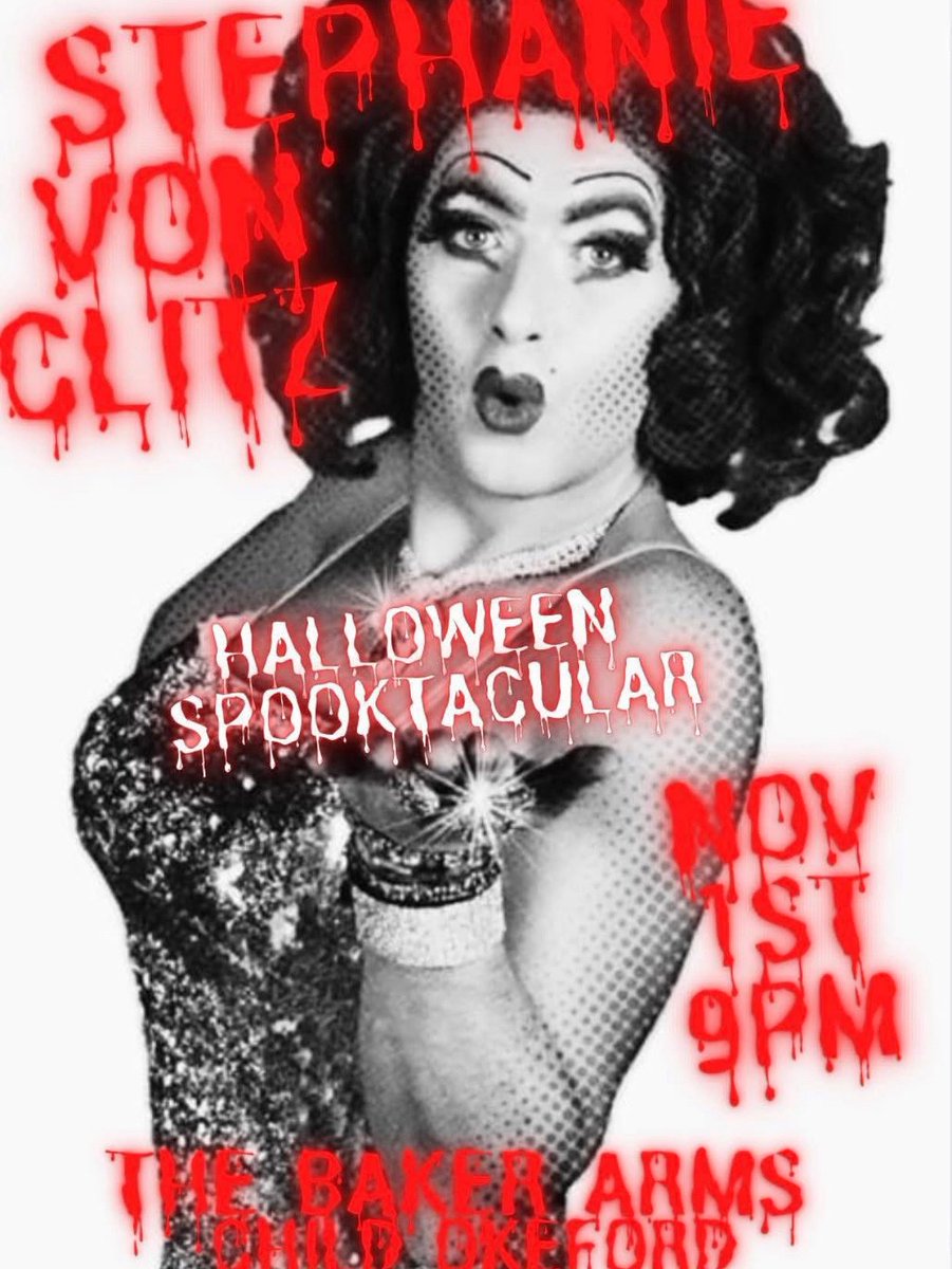 Tonight I shall be returning to my home county debuting at the The Baker Arms Child Okeford  performing on stage from 9pm onwards for their Halloween Spooktacular. Look forward to see you all later. X