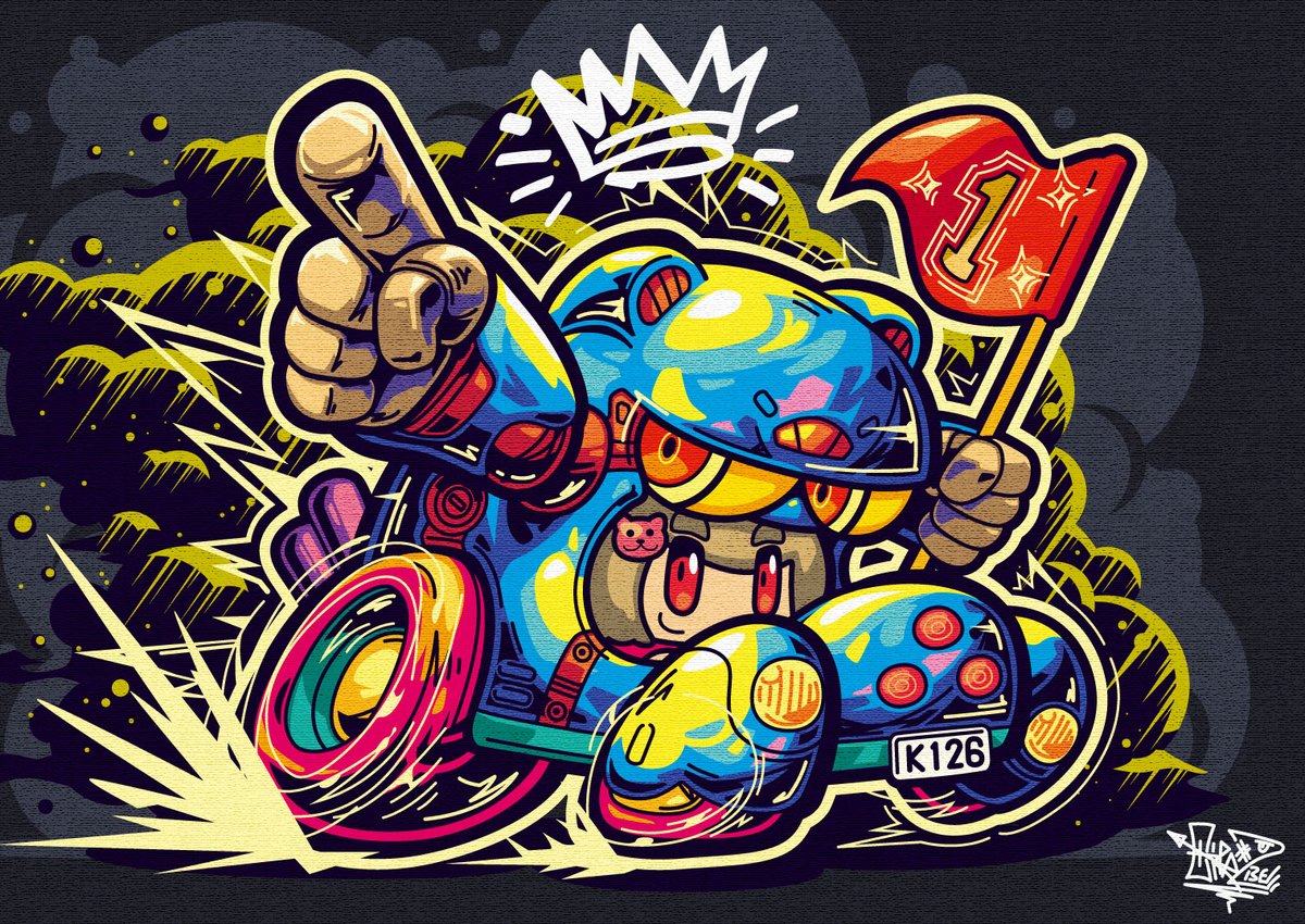 kuroganevan's tweet image. #11月になったのでフォロワーさんに自己紹介しようぜ
頭大き目ロボをストリート風味に描いております！
52TOYS様のビーストボックストレーディングカードのイラストにも参加させていただいておりますのでそちらも合わせてヨロシクヨロシク！