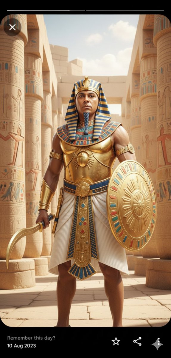 انا اتاخرت عشان كنت بطرد الهكسوس من مصر وجيت احضر الافتتاح..