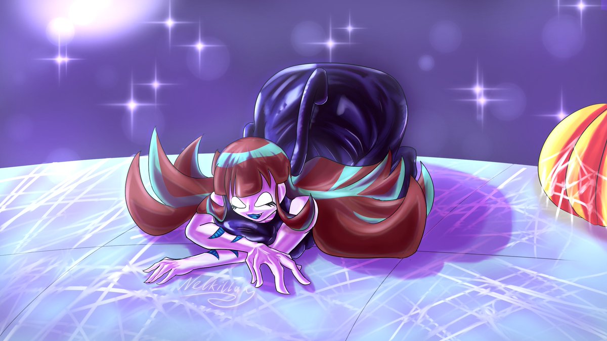 nelkillay's tweet image. Series of Halloween Art (Limu Сostumes) 3/2 (Bonus) 🎃 :3
Cat Limu🐱:3
#limulady #fnflimu #limu #latenightcitytales