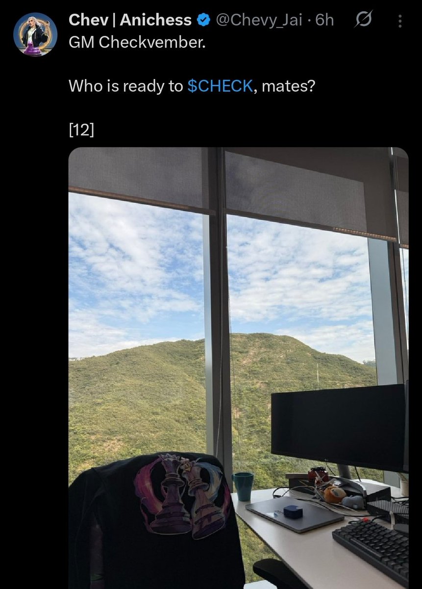 Checkvember is here already <a href="/AnichessGame/">Anichess</a>

The ticker is $CHECK 📍 

How ready are you for $CHECK ?

Lock-in now, and don't be left out!!!