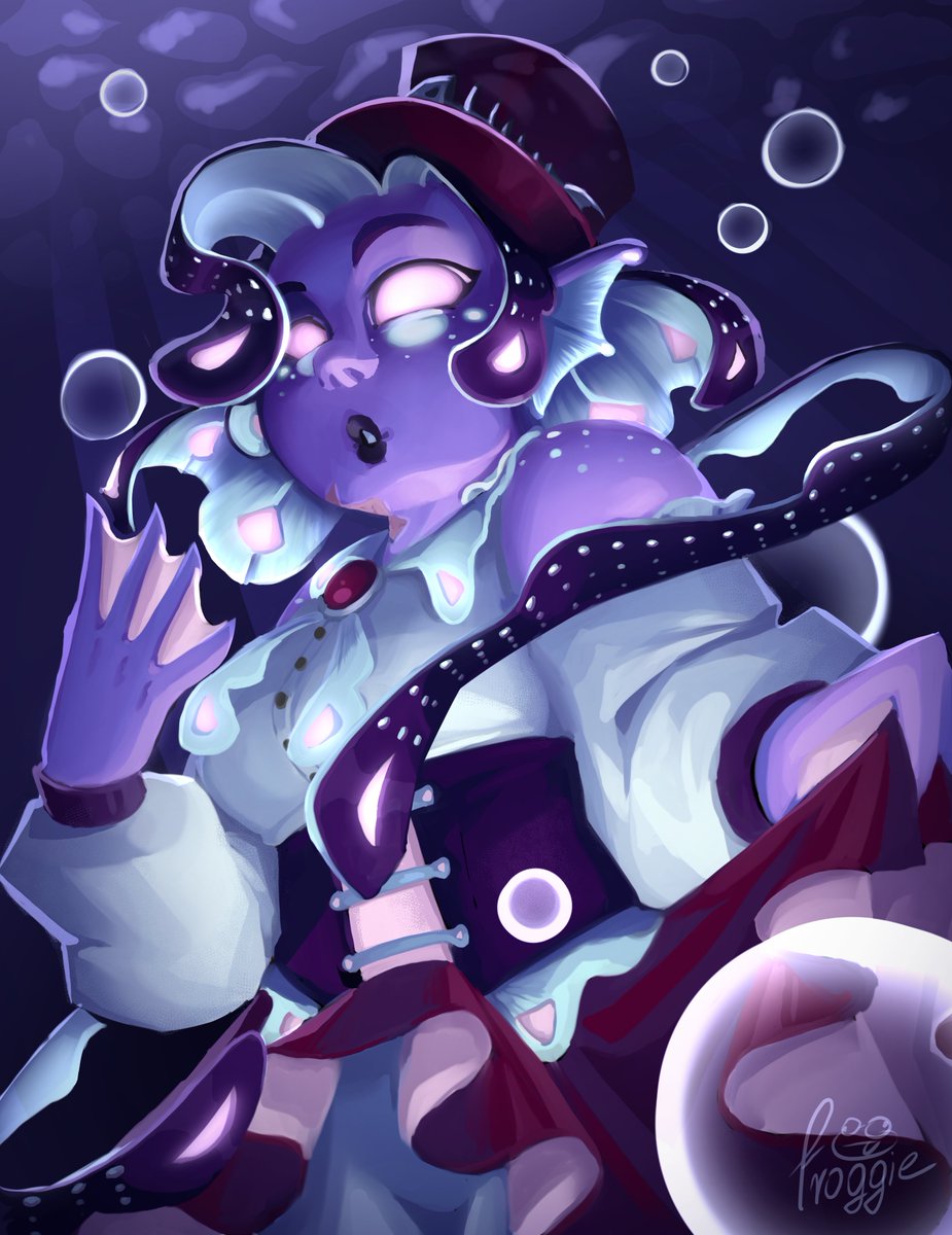 Gotta post this art myself too! 

Della Charybdin. I love her so much and can't wait to play her in #PrincessSMP