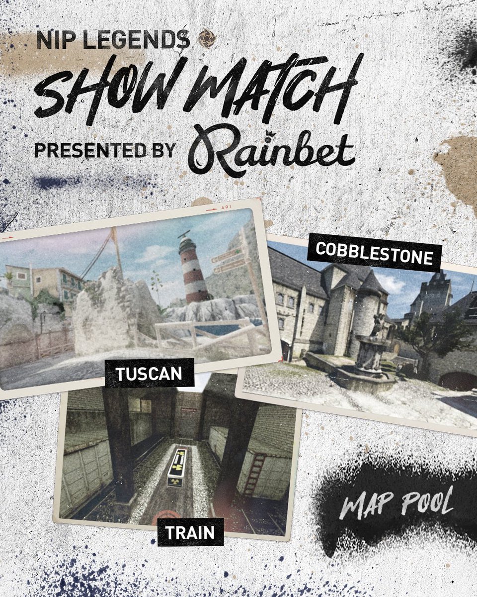 NIPCS's tweet image. Bringing back the classics for the NIP Legends Show Match presented by @rainbetcom! 👀

📅 November 5th