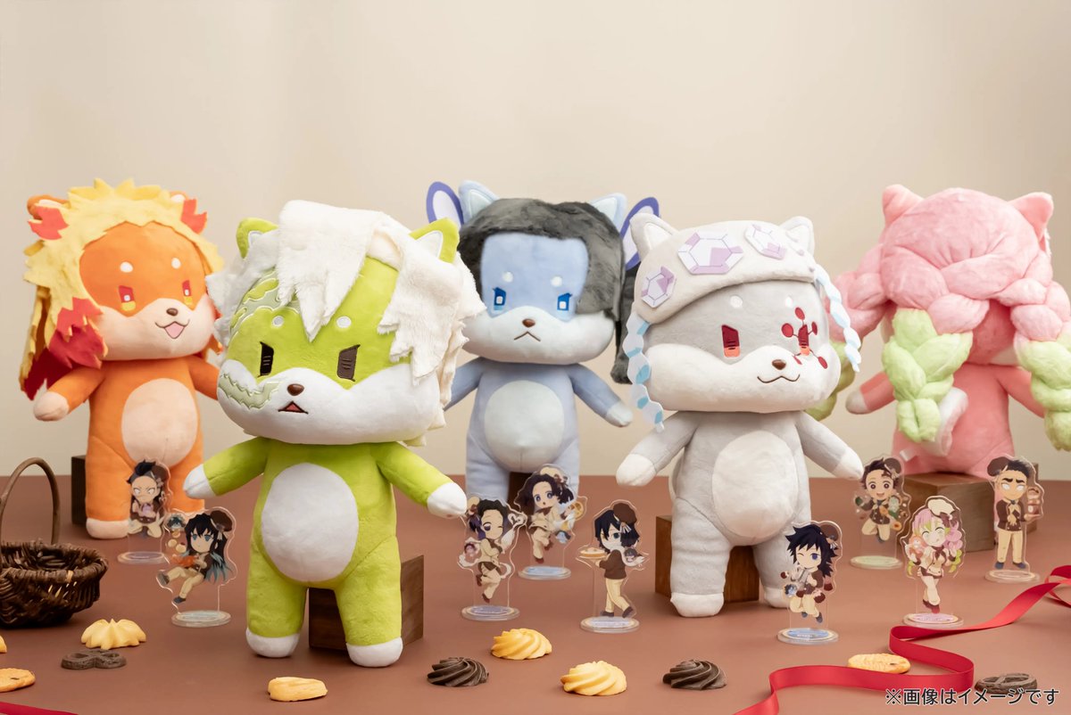 goods600p's tweet image. バレンタイン＆ホワイトデー2024のイラストに登場したアニマルたちがぬいぐるみになりました！

『鬼滅の刃 アニマルぬいぐるみ』
全16種：各11,100円(税込)

受注期間：11月1日(土)18:00～11月30日(日)23:59

▼ufotableWEBSHOPで受付開始！
ufotable.co.jp/kimetsu/event/…

#鬼滅の刃