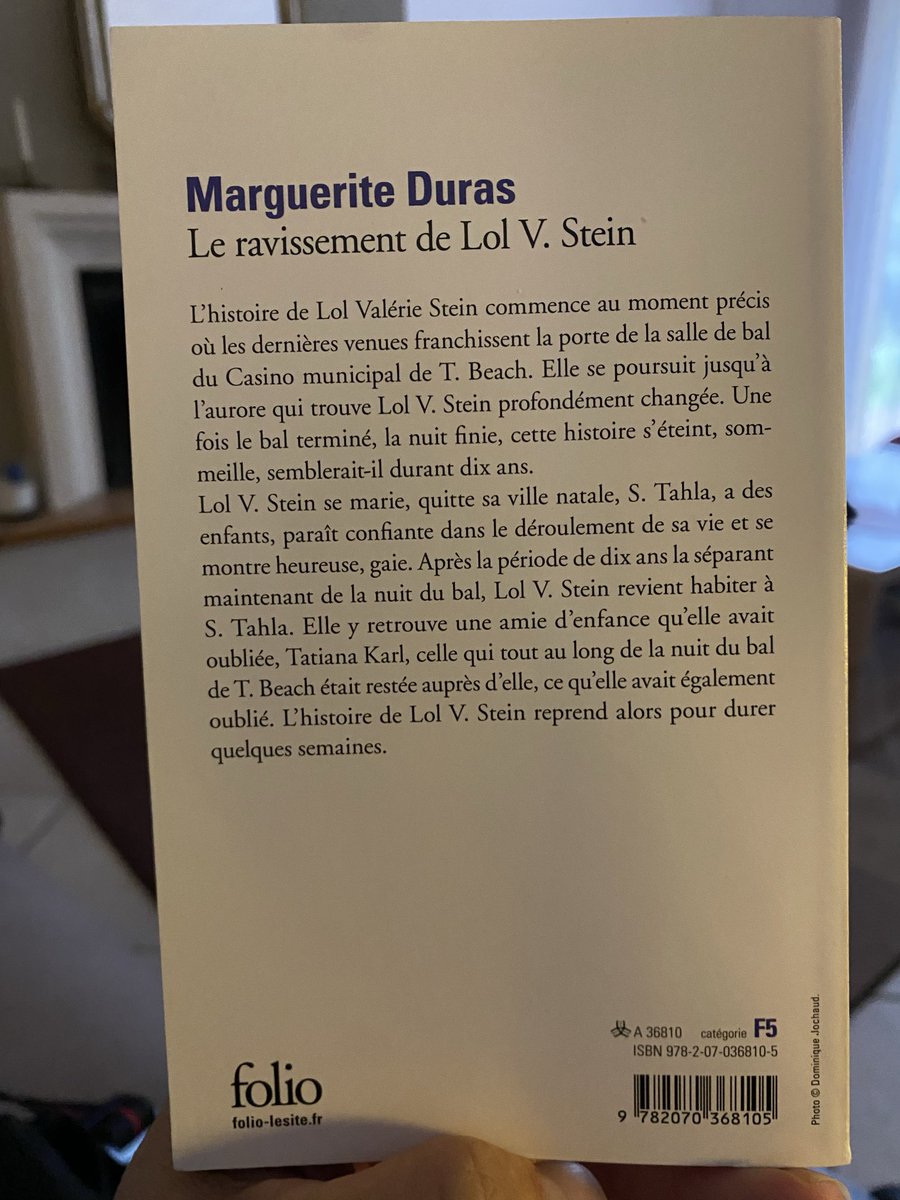 BezzinaGregory's tweet photo. Marguerite Duras
Le ravissement de Lol V. Stein
#duras #marguerite #livre #lecture #litterature #folio https://t.co/mawNNYZaoh