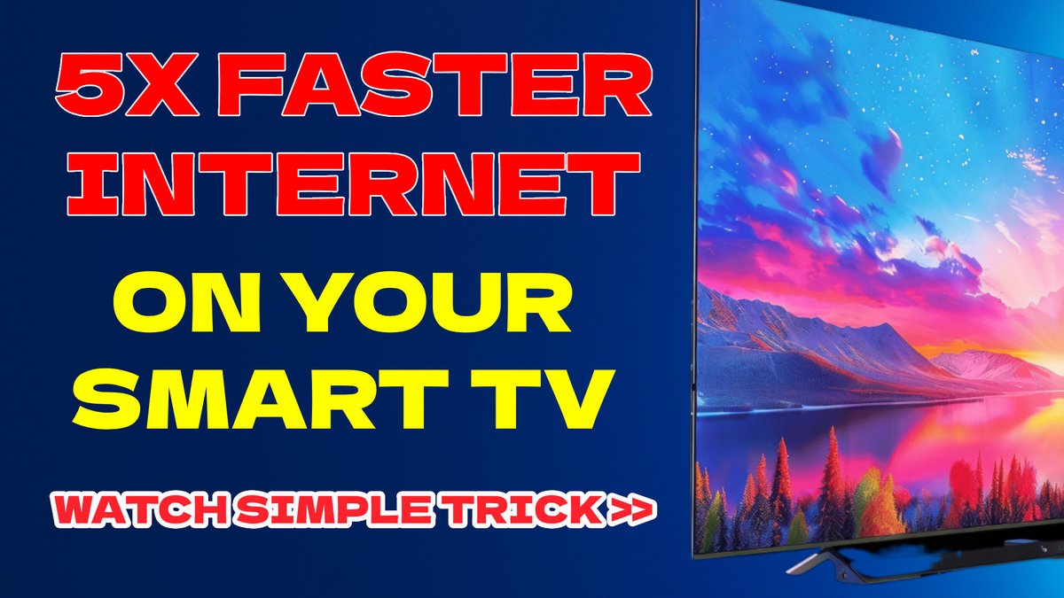 websticknl's tweet image. 📡💡 Fix Your Slow Smart TV in Minutes – Here’s How!     youtube.com/watch?v=v26svy…     #SmartTV #InternetSpeed #TechTips #StreamingFix #WiFiBoost