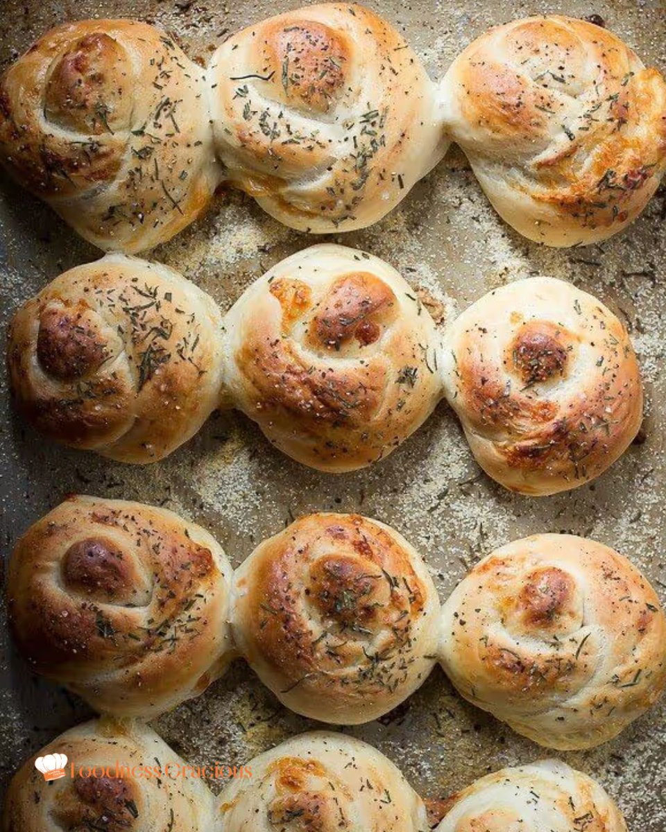 Soft, cheesy, and herby perfection 🧀🌿✨
These Rosemary and Cheese Dinner Rolls are everything you want in a side dish!

👉 foodnessgracious.com/recipes/rosema…

#DinnerRolls #CheeseBread #BakingLove #FoodnessGracious